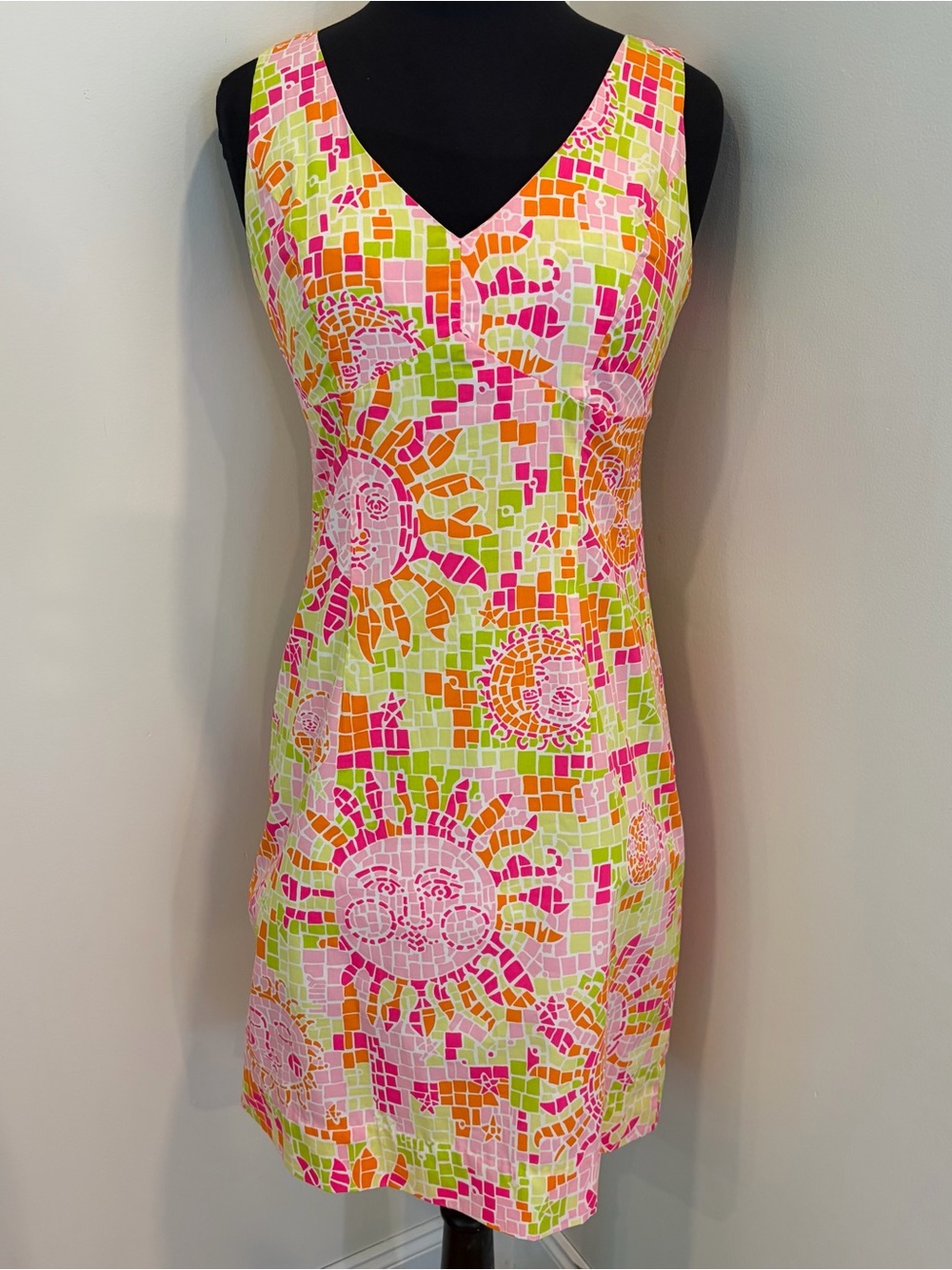 Lilly Pulitzer - Sun Mosaic celestial Sun Dress size 6